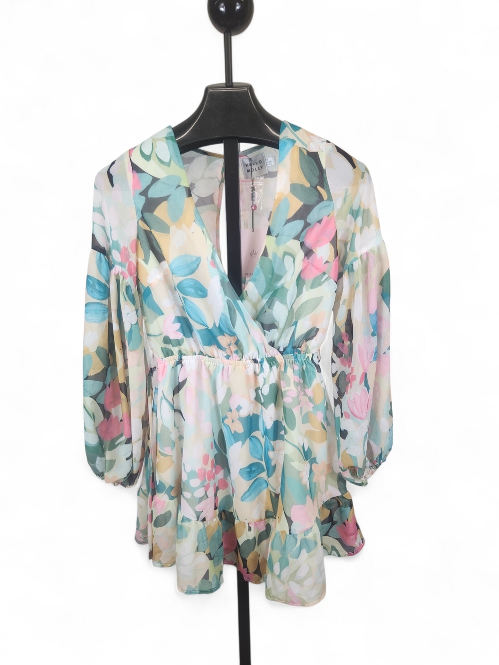 NWT Hello Molly Wrapped Up Dress in Green